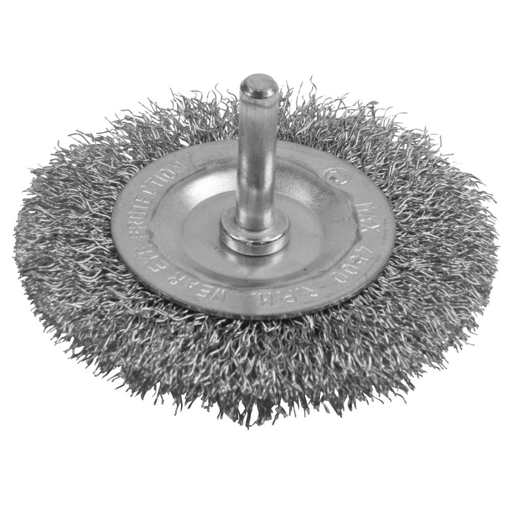 Scheibenbürste Grob Gewellt Ø100mm Stahldraht Drahtbürste Stahldrahtbürste 1 Scheibenbürste Grob Gewellt Ø100mm Stahldraht Drahtbürste Stahldrahtbürste