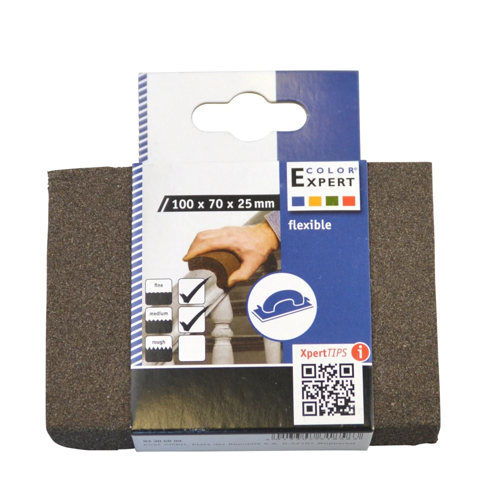 Schleifschwamm Fein/mittel 100x70x25 Mm 1 Schleifschwamm Fein/mittel 100x70x25 Mm