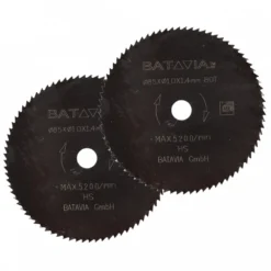 Batavia HSS Sägeblätter 2 Stück 85 X 10 Mm 80 Zähne Für Maxx Saw Sägen