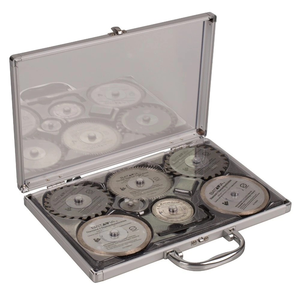 Batavia Sägeblatt Set 6-teilig Für Maxx Saw Sägen In Aluminium Koffer 1 Batavia Sägeblatt Set 6-teilig Für Maxx Saw Sägen In Aluminium Koffer