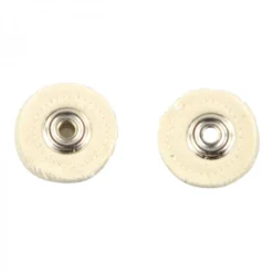 Polierscheiben Set 2-teilig Je Ø 25x5mm Aus Baumwolle