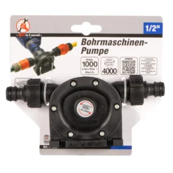 BGS Bohrmaschinen Pumpe 1/2" Anschluß 1000L/h -Elektrowerkzeugladen 50830 4048769006976 150080081 Bohrmaschinenpumpe 1000 jpg 1280x1280