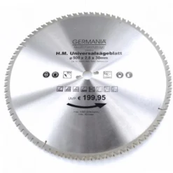 HM Multi Sägeblatt 500x30mm 80Zähne Universal Alu Holz Kunststoff Kreissägeblatt