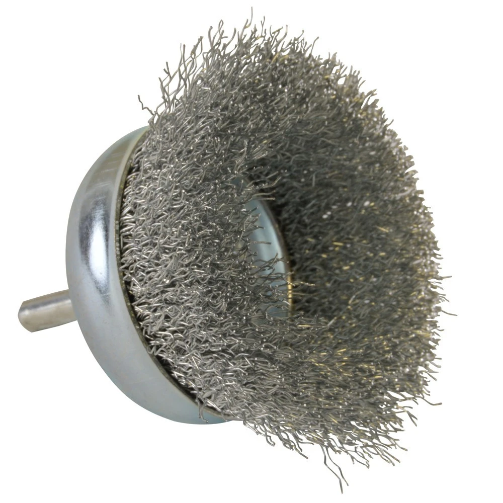 Topfbürste Grob Gewellt Ø75mm Stahldraht 1 Topfbürste Grob Gewellt Ø75mm Stahldraht