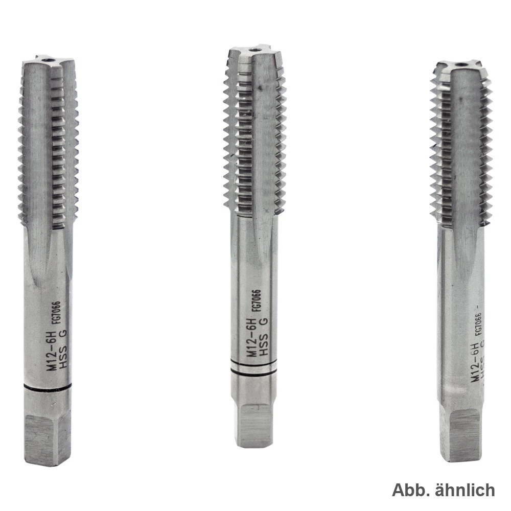 Hand-Gewindebohrersatz M8 3-teilig 1 Hand-Gewindebohrersatz M8 3-teilig