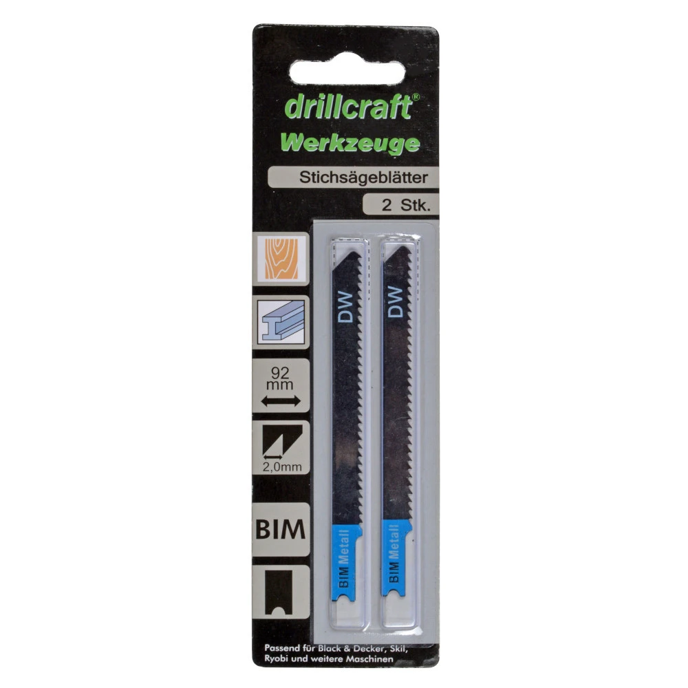 Stichsägeblatt 2 Stück 34 Zahn 92 X 2,0 Mm U-Aufnahme BIM 2 Stichsägeblatt 2 Stück 34 Zahn 92 X 2,0 Mm U-Aufnahme BIM - Image 2