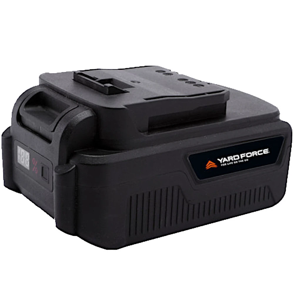 Yard Force Li-Ion-Akku 20 V, 4,0 Ah Mit Digitalanzeige 1 Yard Force Li-Ion-Akku 20 V, 4,0 Ah Mit Digitalanzeige