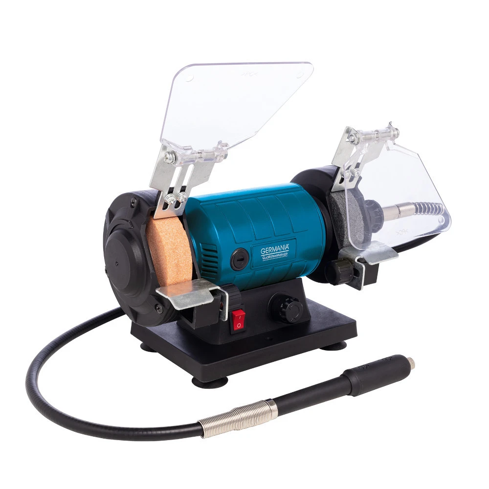 GERMANIA Doppelschleifer 120 W Inklusive 103-teiliges Zubehörset 1 GERMANIA Doppelschleifer 120 W Inklusive 103-teiliges Zubehörset