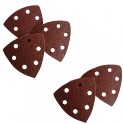 Schleifpapier Schleifpapier Dreieck 5 St. 90mm Korn120