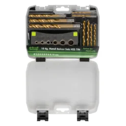 HSS TIN Bohrersatz 10-teilig, 2-10 Mm, Mit Bohrhilfe -Elektrowerkzeugladen ZgJjXjVVA5cDpK 1280x1280